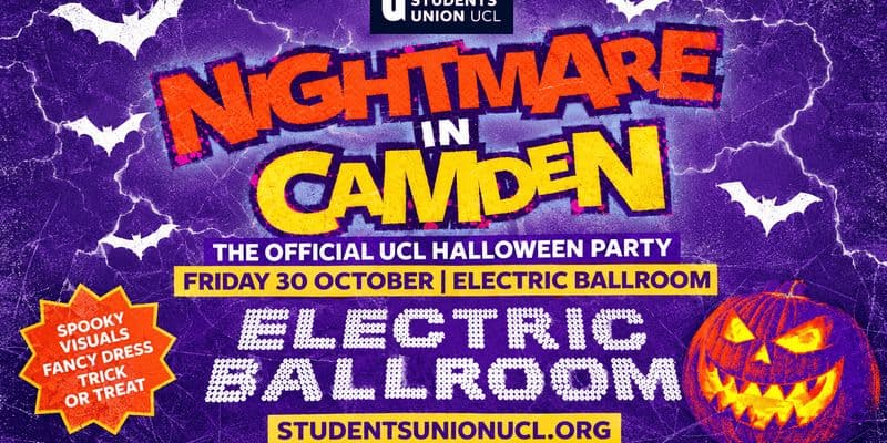 UCL’s Official Halloween Party - Nightmare In Camden 🎃  at the Electric Ballroom!