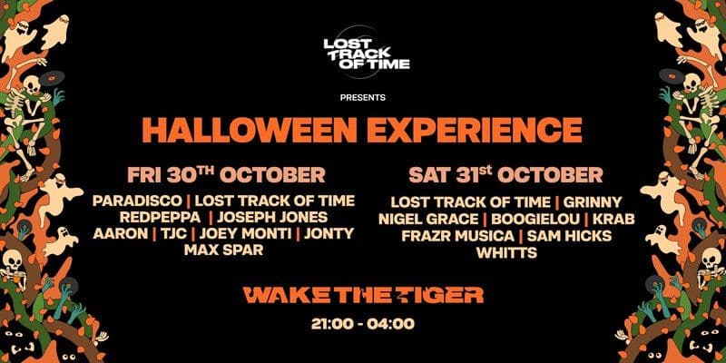 Lost Track of Time Presents A Halloween Experience (Saturday)