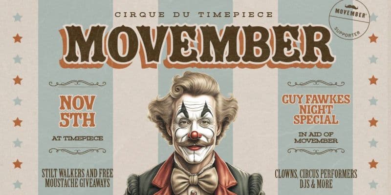 Cirque Du Timepiece Movember Edition
