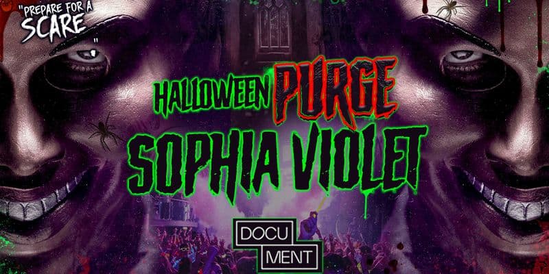 HALLOWEEN PURGE presents SOPHIA VIOLET🩸 ‼️ SOLD OUT ‼️ Bristol's Biggest Halloween Event 🎃