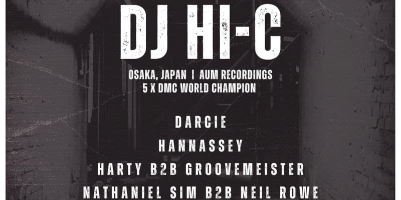 The Techno Tunnel | DJ HI-C (Japan) + more | 09.10.26 | Move Exeter