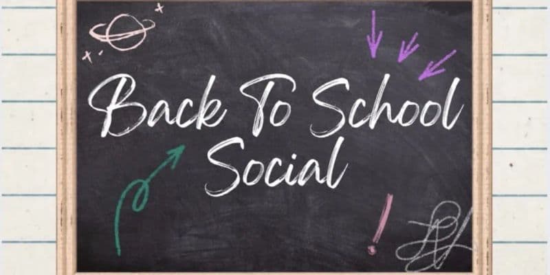 Back To School Social